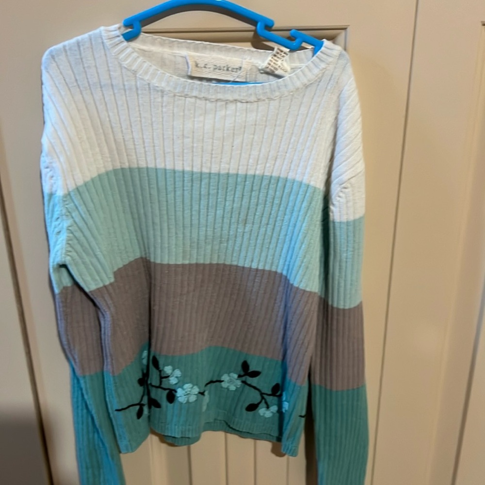 K C Parker Youth Embroidered Sweater
